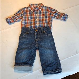 Fall Gap boys outfit size 6-12 months
